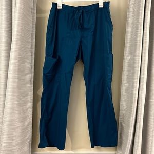 Teal Cherokee scrub pants. Size medium petite